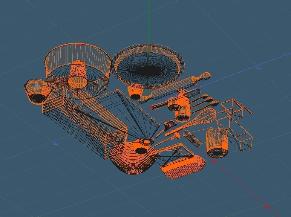 Homemade Bread Kit 3D model_10