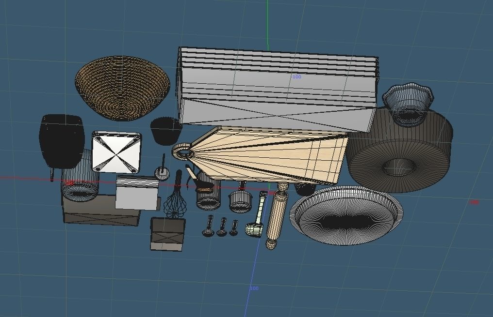 Homemade Bread Kit 3D model_7