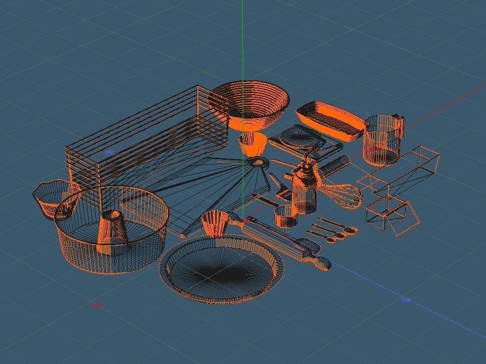 Homemade Bread Kit 3D model_11