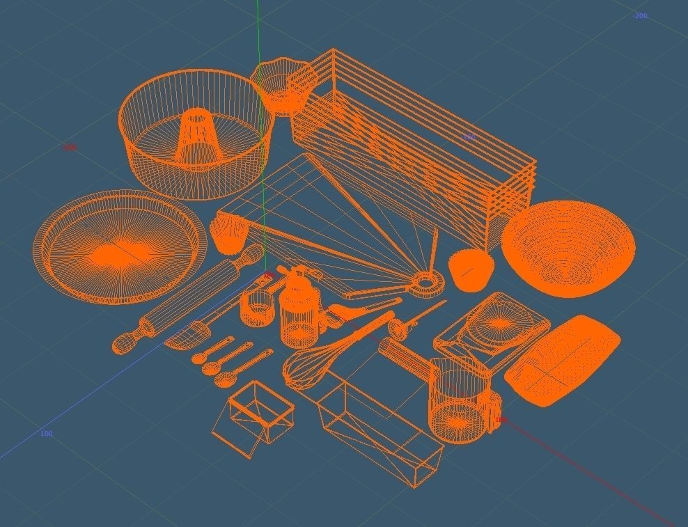 Homemade Bread Kit 3D model_8