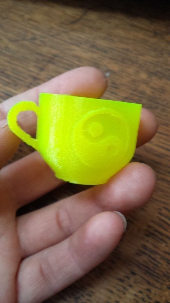 Miniature working Ying Yang Tea Set Free 3D print model_3