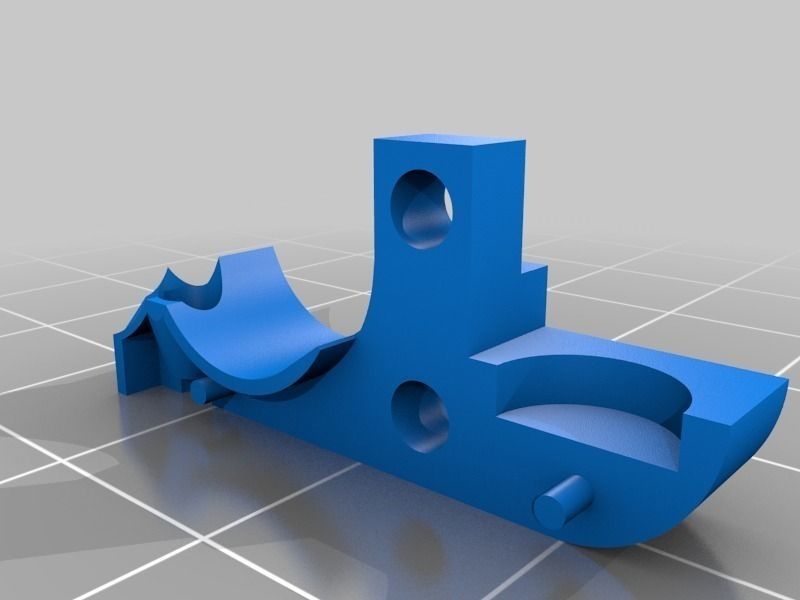 Makerbot Flashforge filament feed upgrade Mk2 Free 3D print model_2