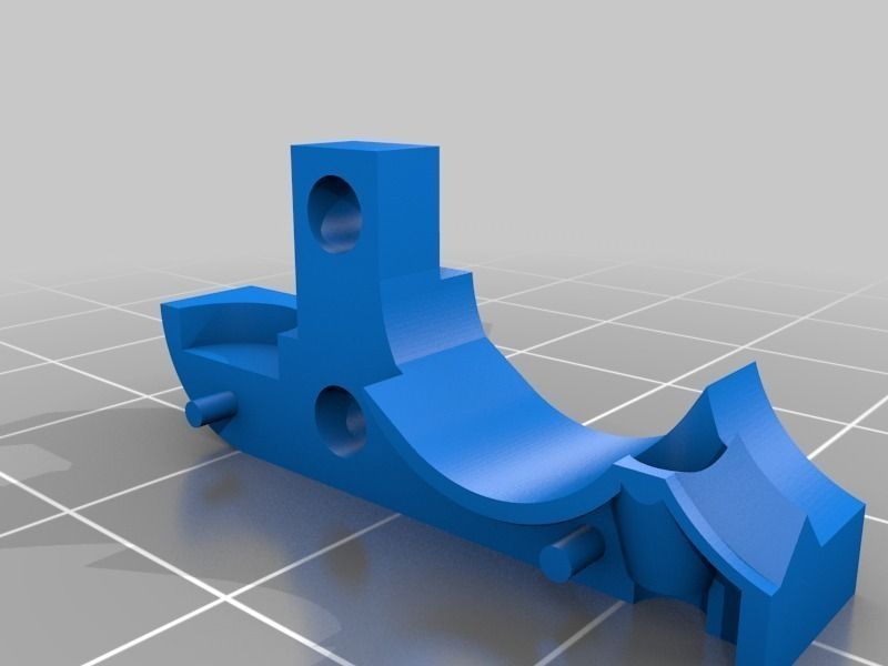 Makerbot Flashforge filament feed upgrade Mk2 Free 3D print model_1