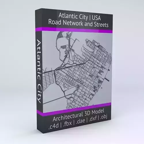 Atlantic City Road Network and Streets