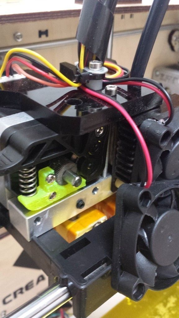Makerbot Flashforge filament feed upgrade prevent motor jam Free 3D print model_5