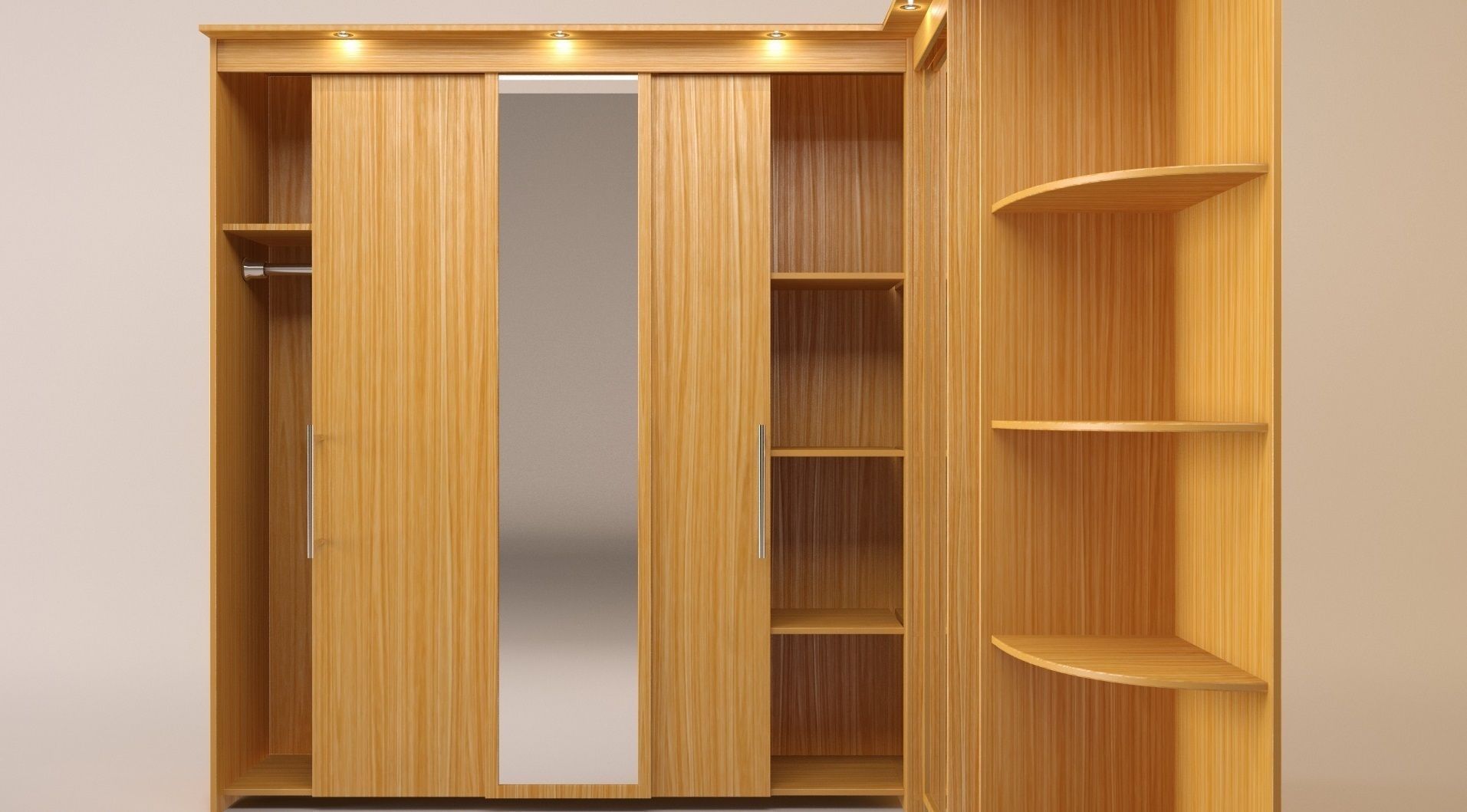 orner cupboard - coupe RONIKON 3D model_7