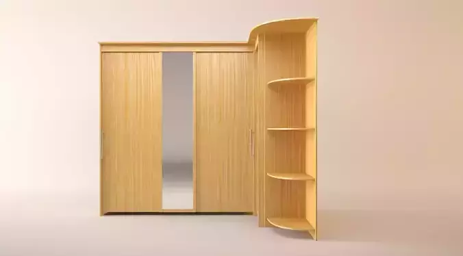 orner cupboard - coupe RONIKON 3D model