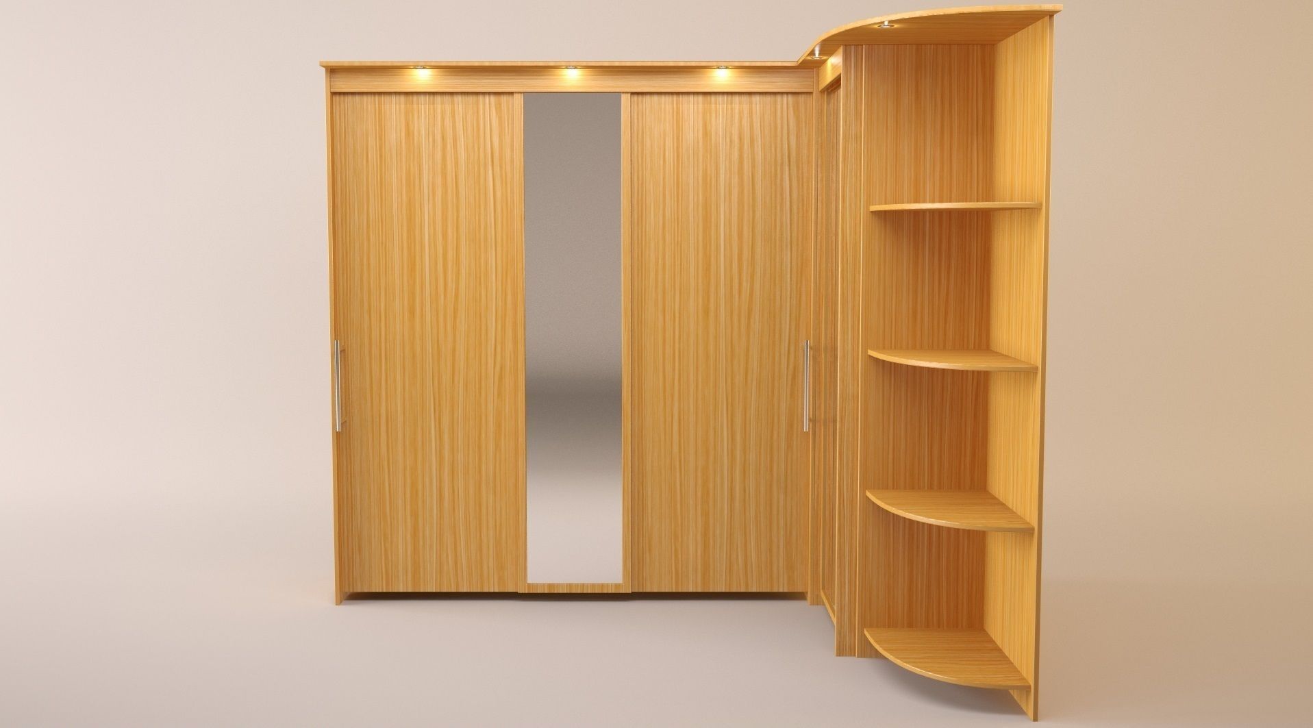 orner cupboard - coupe RONIKON 3D model_6