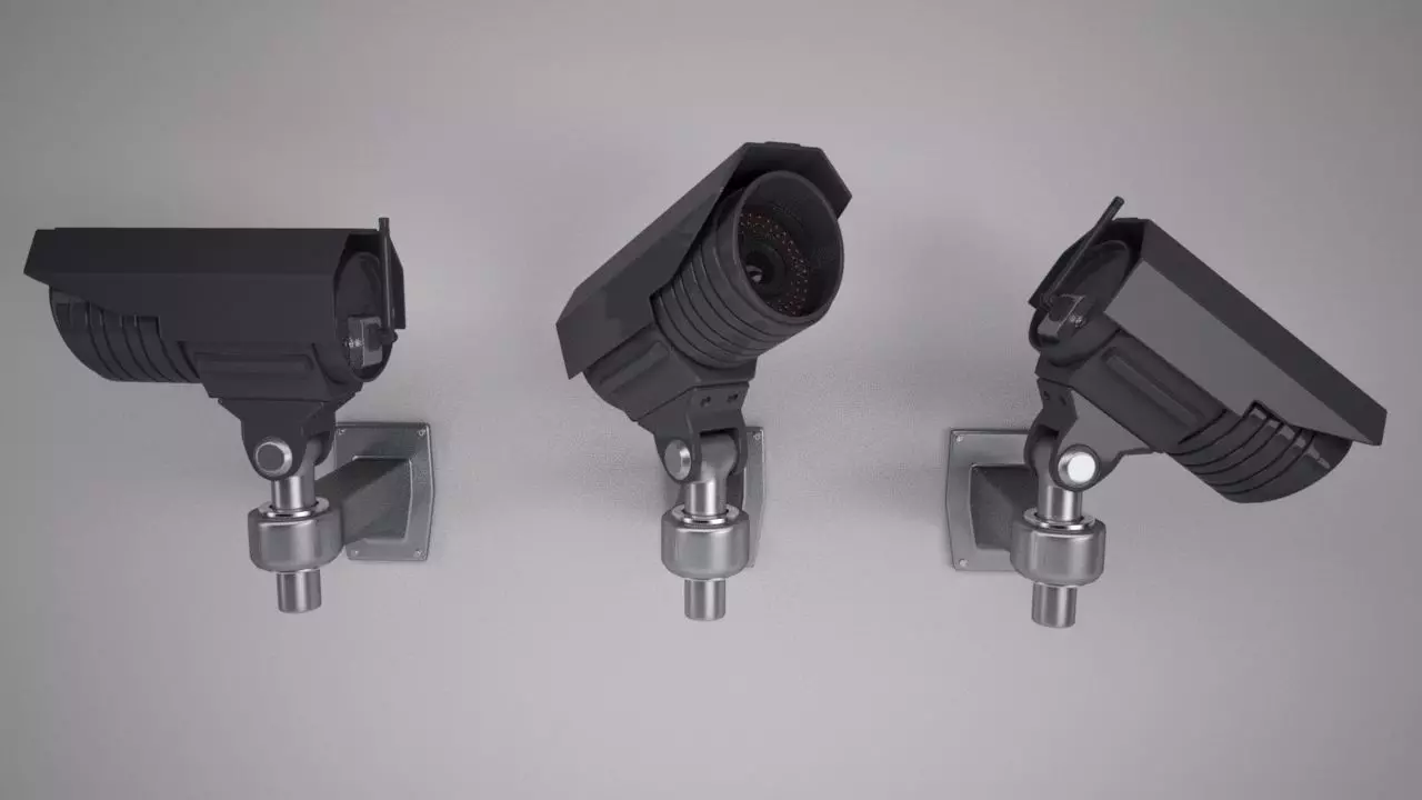 Security Camera 3D model_0