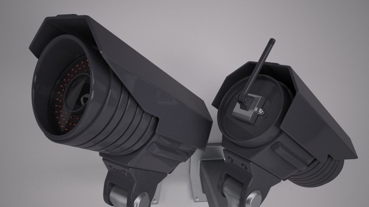 Security Camera 3D model_1