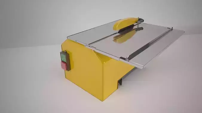 Ceramic tile saw 3D model