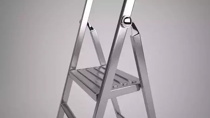 Folding step ladder
