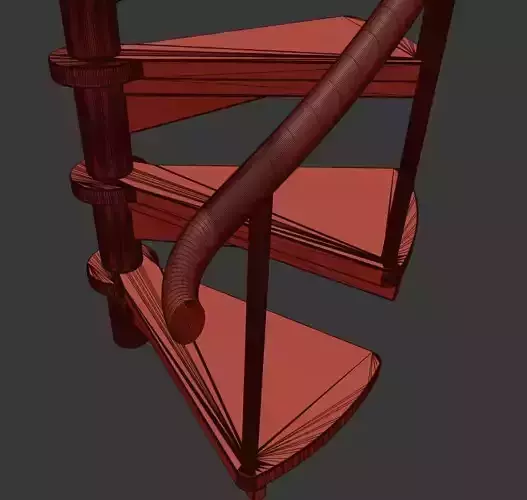 Spiral Staircase 3D model