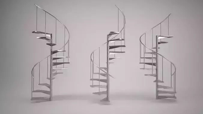 Spiral Staircase 3D model