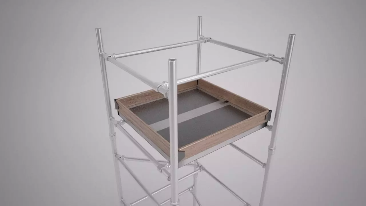 Scaffold Tower 3D model_1