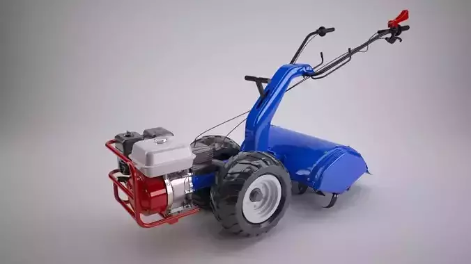 Rotavator lawn mower