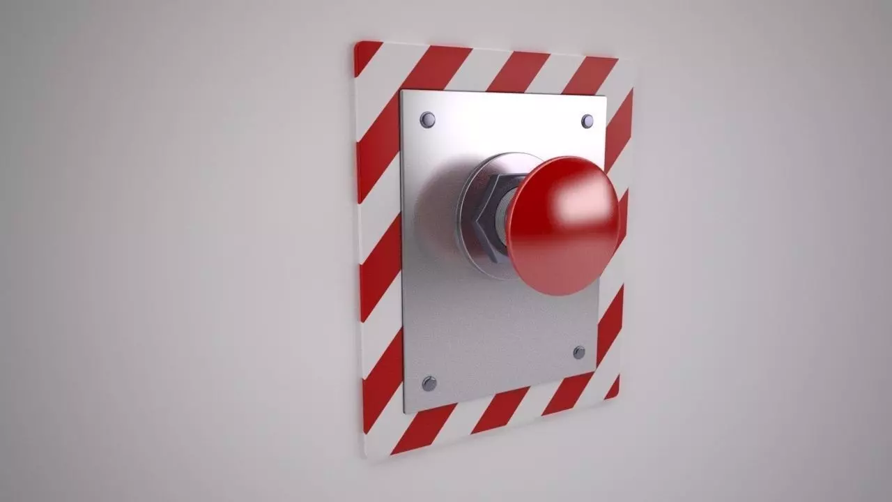 Push Button 3D model_0