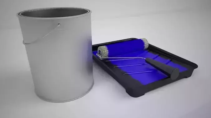 Paint Tray and Roller