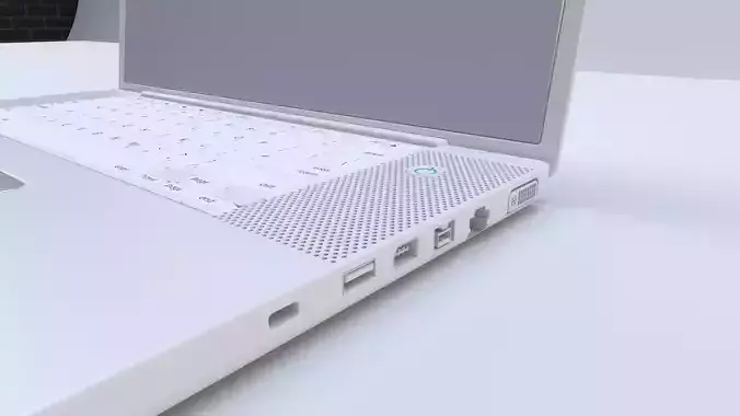 MacBook laptop on table