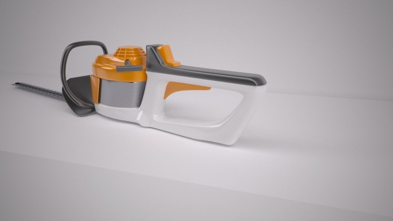 Hedge Trimmer 3D model_1