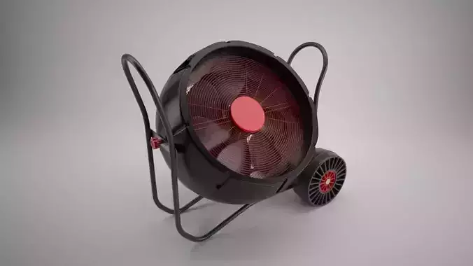 Industrial Fan 3D model