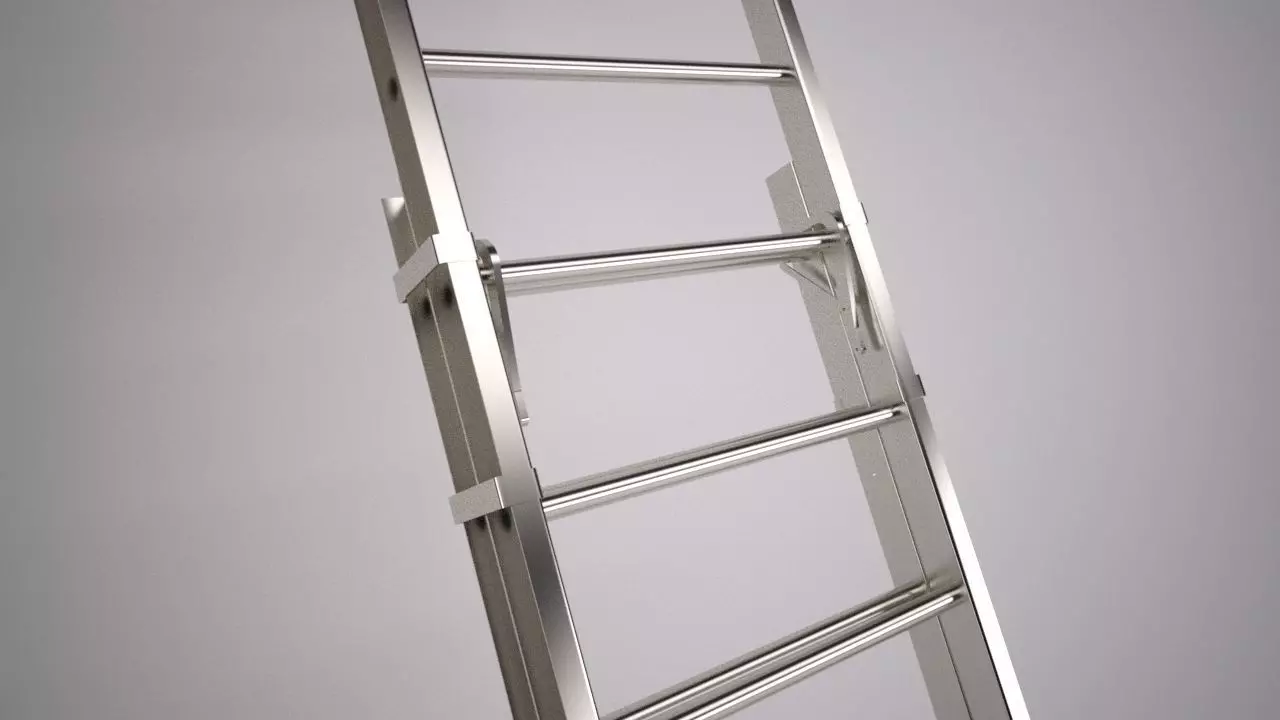 Extending ladder 3D model_1