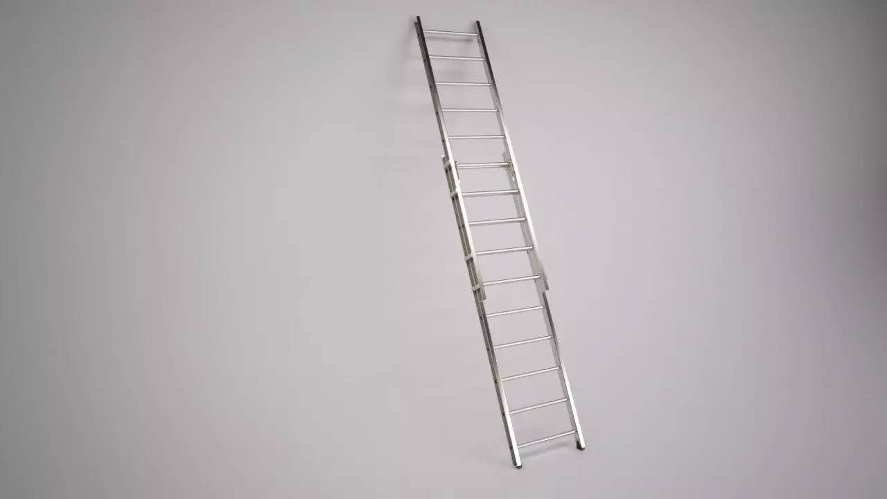 Extending ladder 3D model_0