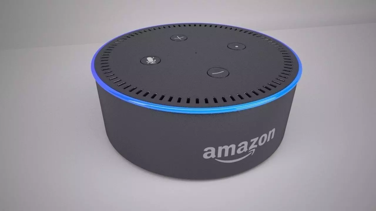 Amazon Echo Dot Black 3D model_0