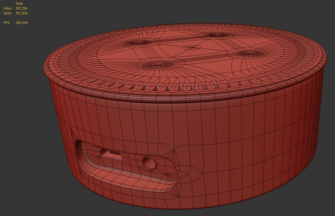 Amazon Echo Dot Black 3D model_9