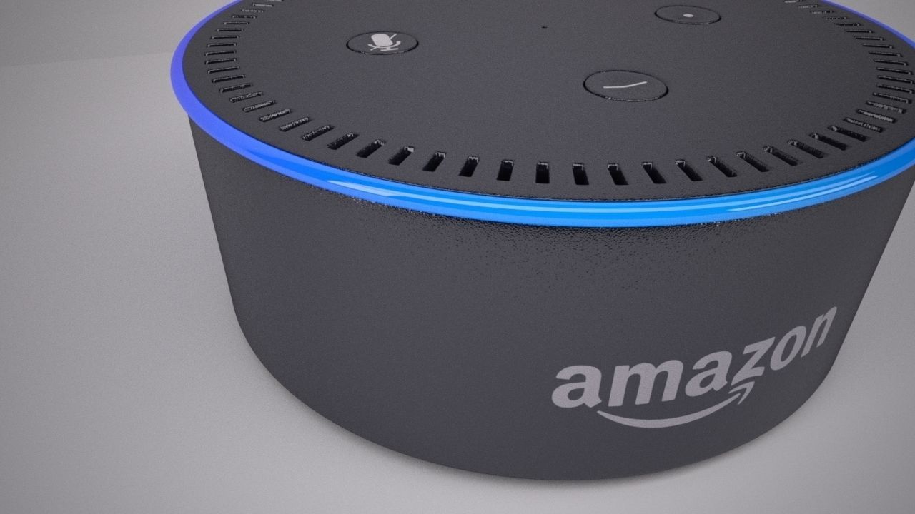 Amazon Echo Dot Black 3D model_3