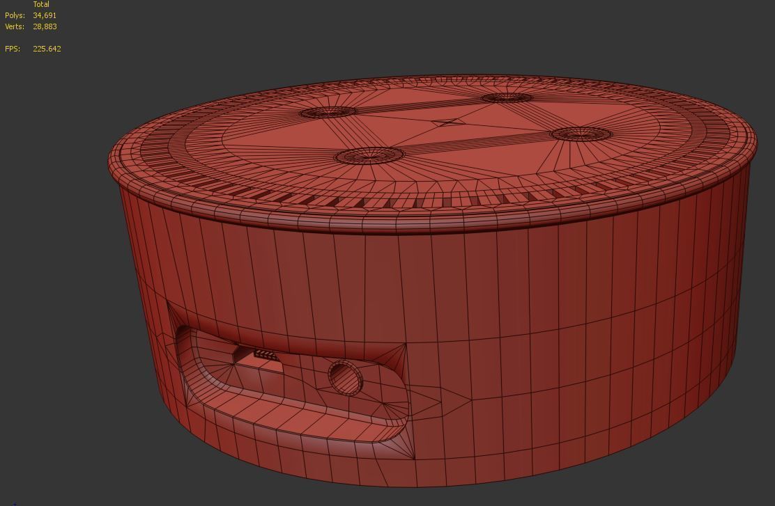 Amazon Echo Dot Black 3D model_7