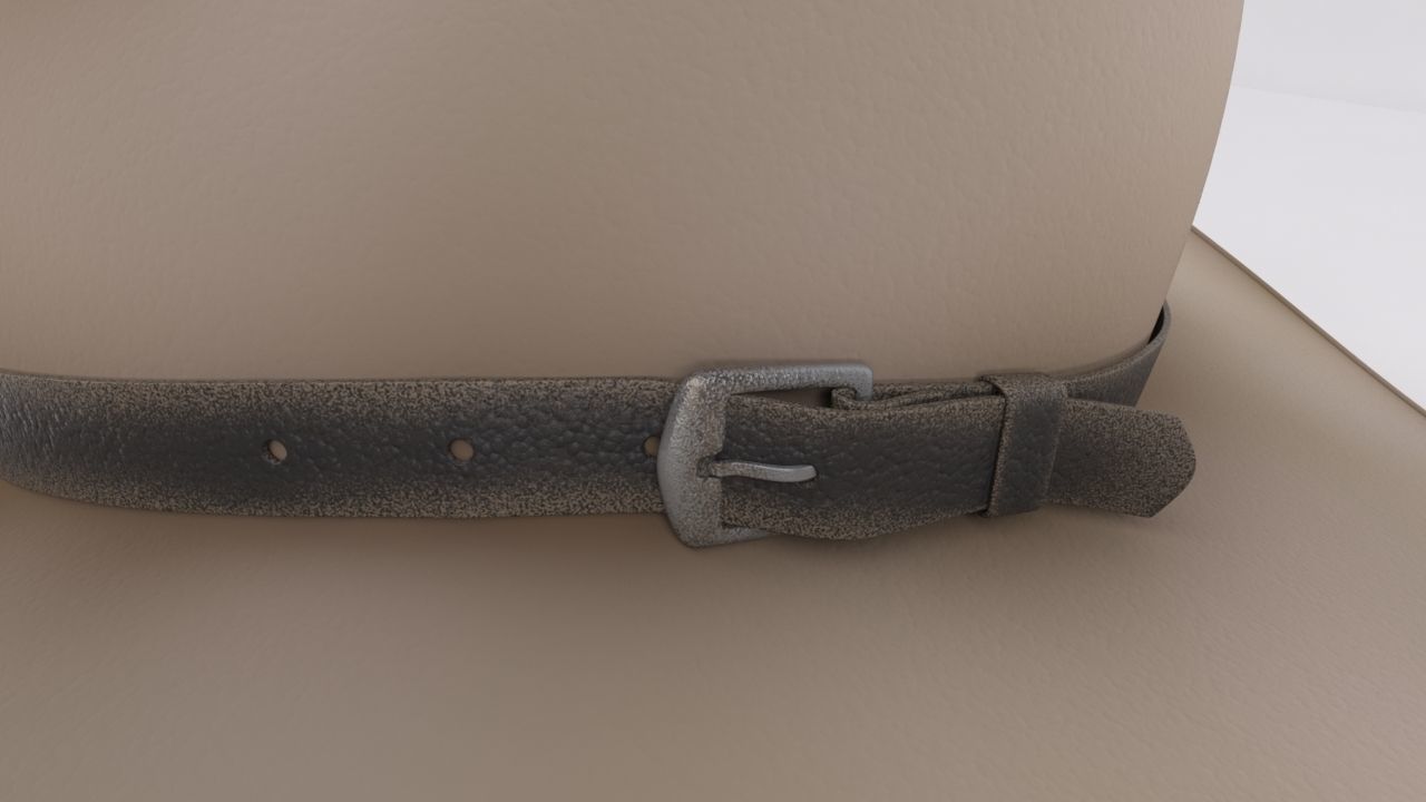 Stetson Cowboy Hat 3D model_3