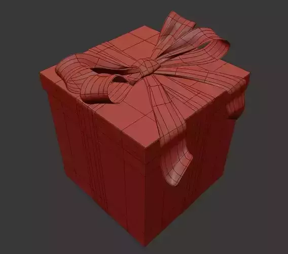 Gift Box with Knotted Bow