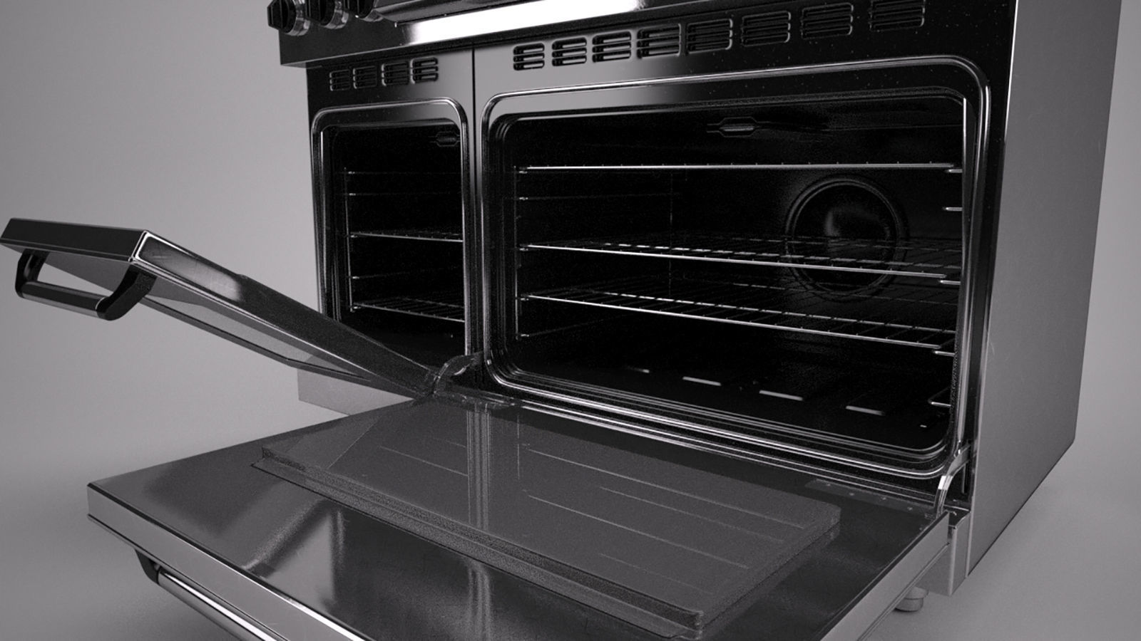 48 inch gas range cooker 3D model_4
