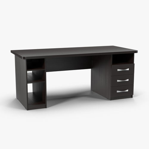 Desk Wenge Low-poly 3D model