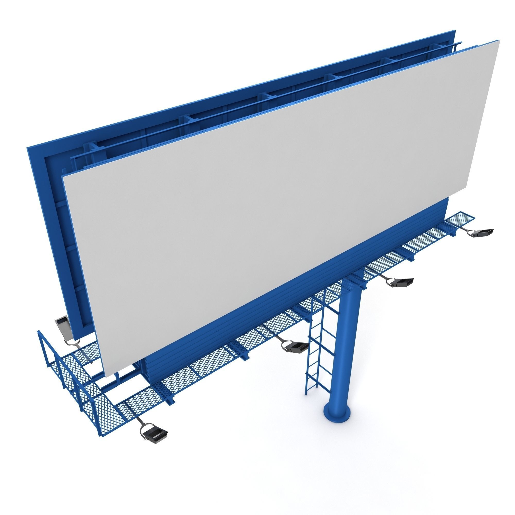 Billboard empty 3D model_7