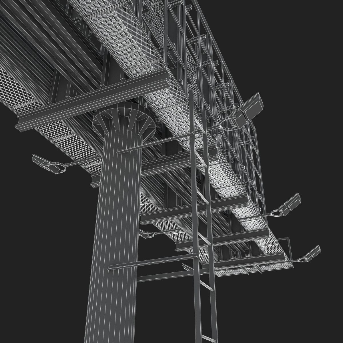 Billboard empty 3D model_22