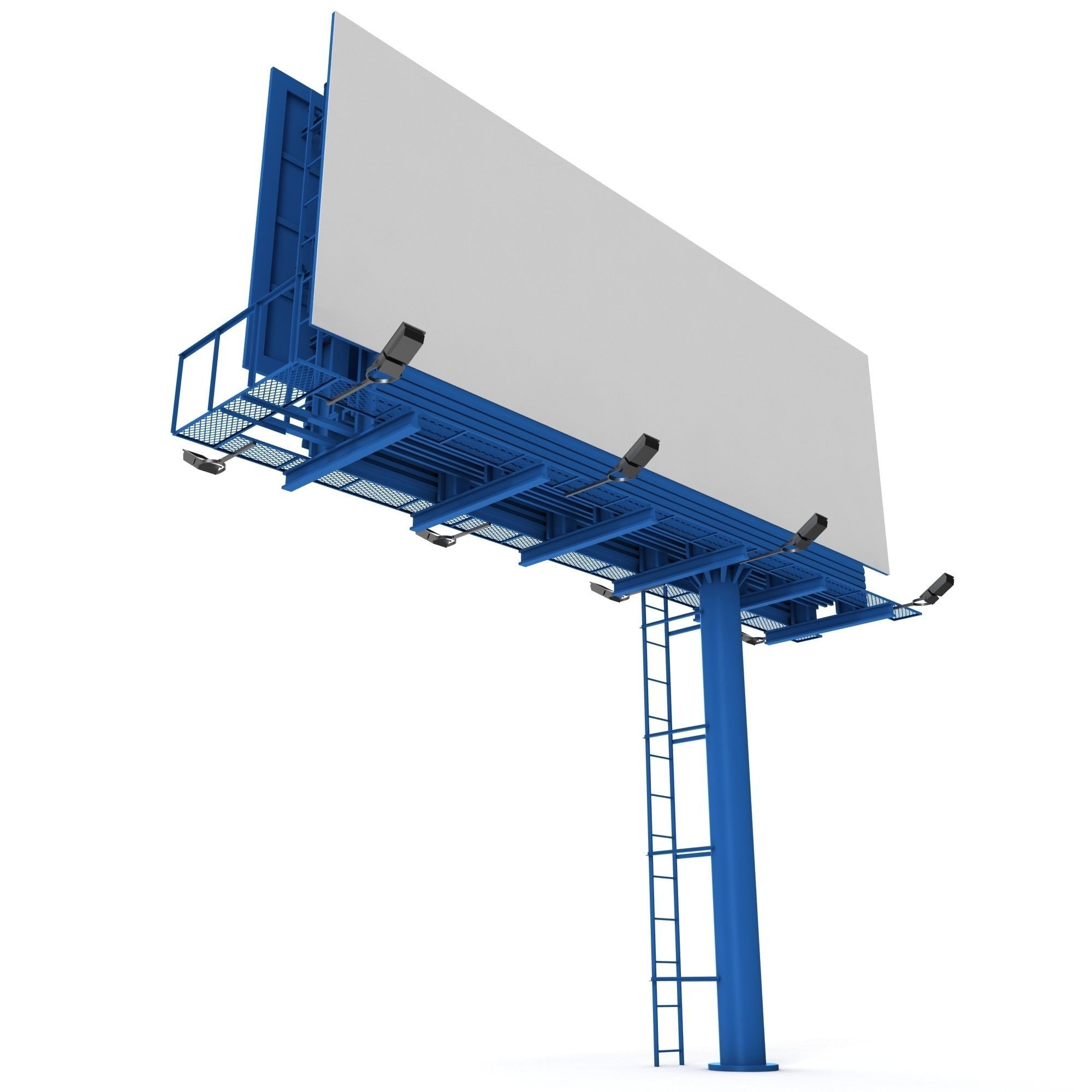Billboard empty 3D model_13