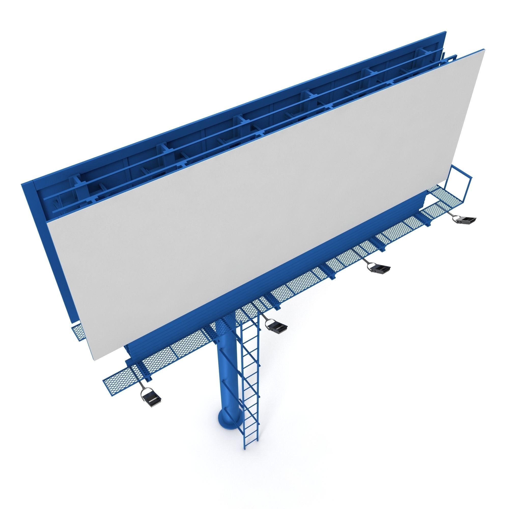 Billboard empty 3D model_11