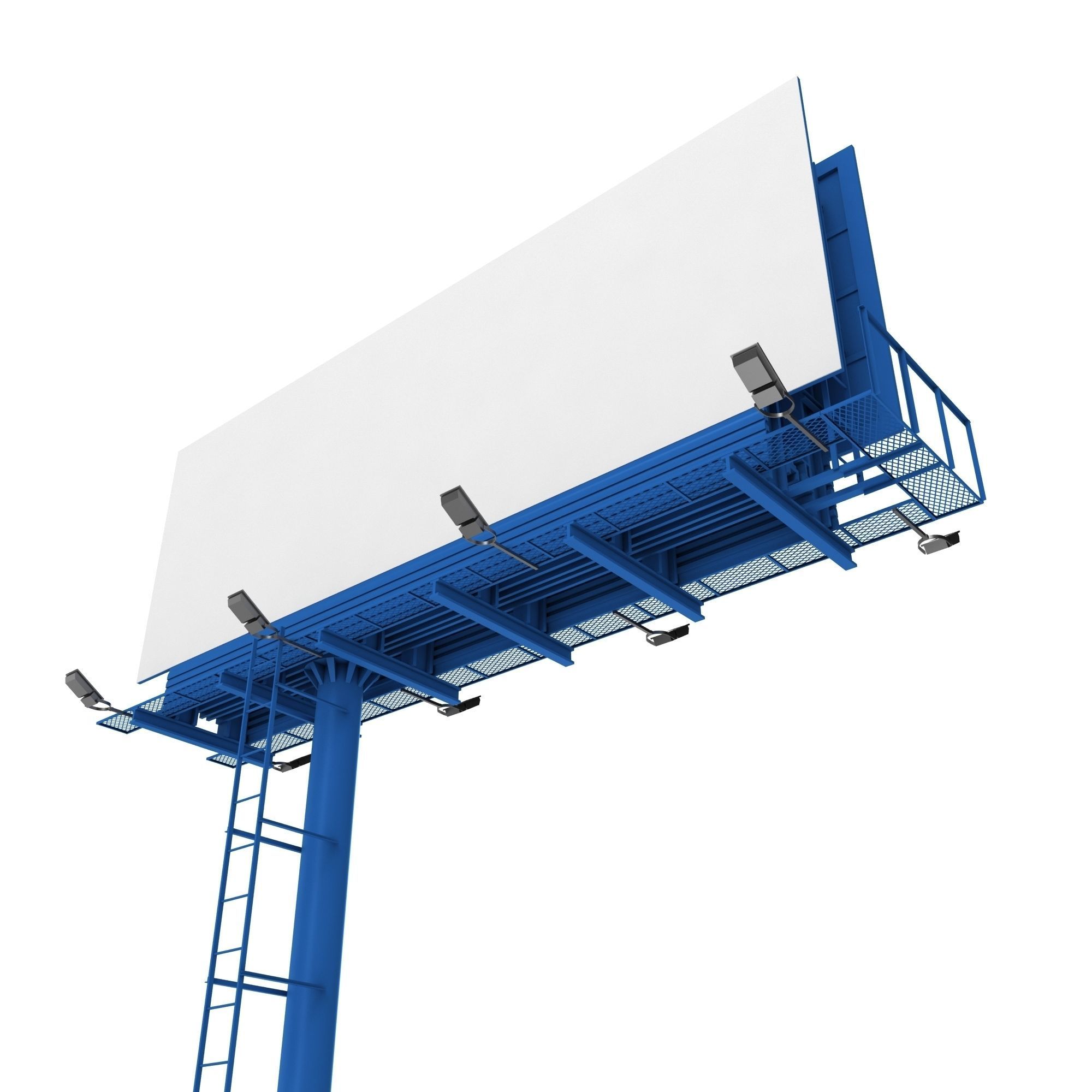 Billboard empty 3D model_9