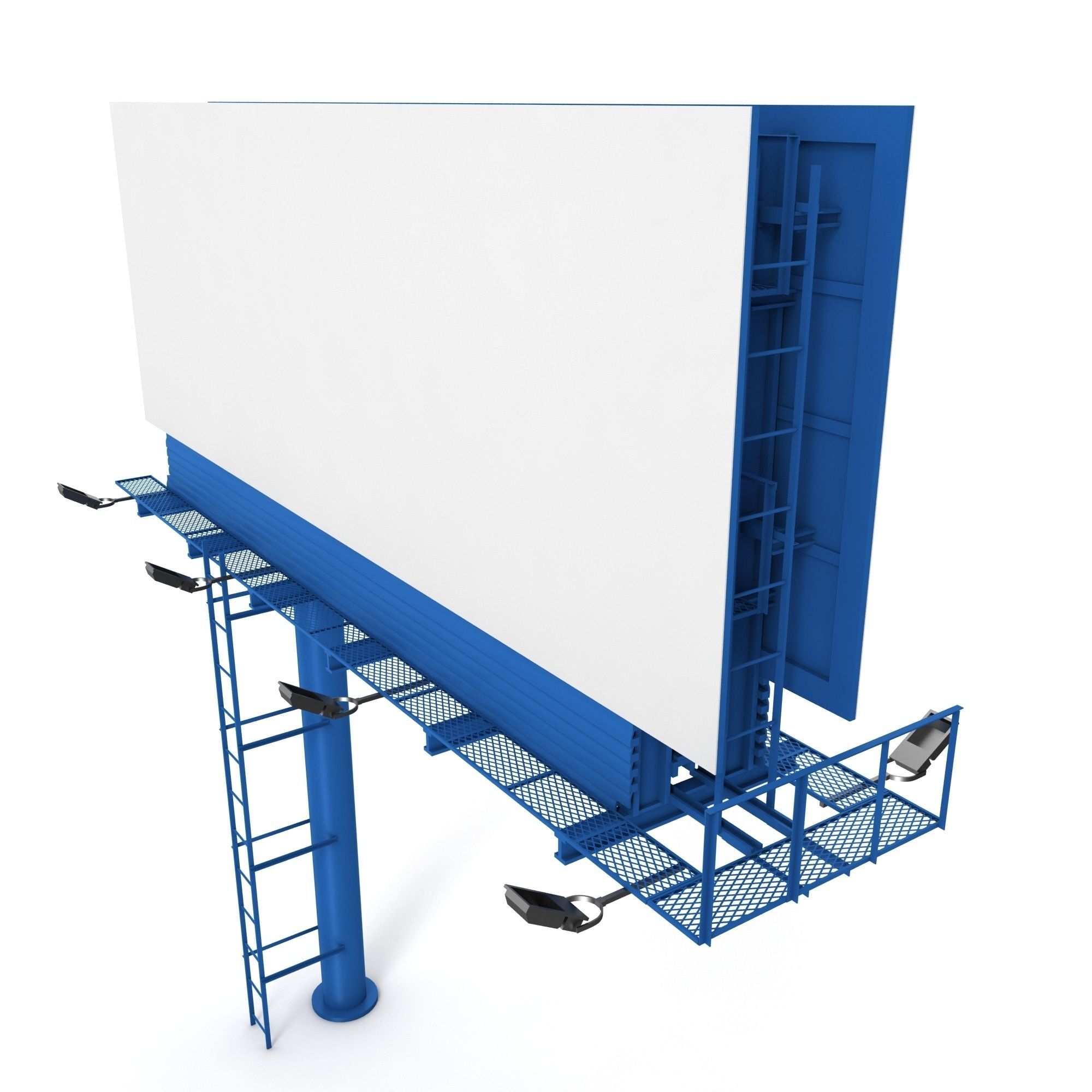 Billboard empty 3D model_10