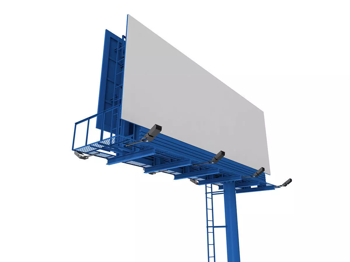 Billboard empty 3D model_0