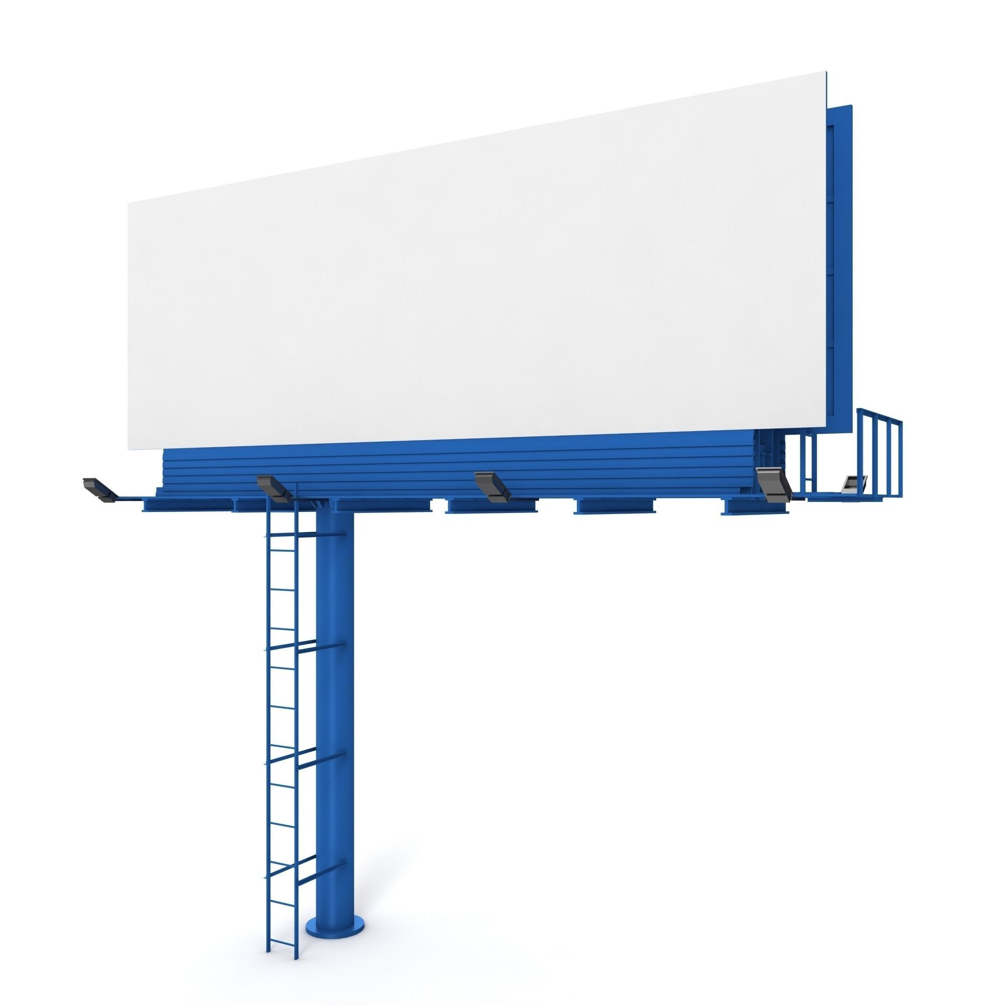 Billboard empty 3D model_3