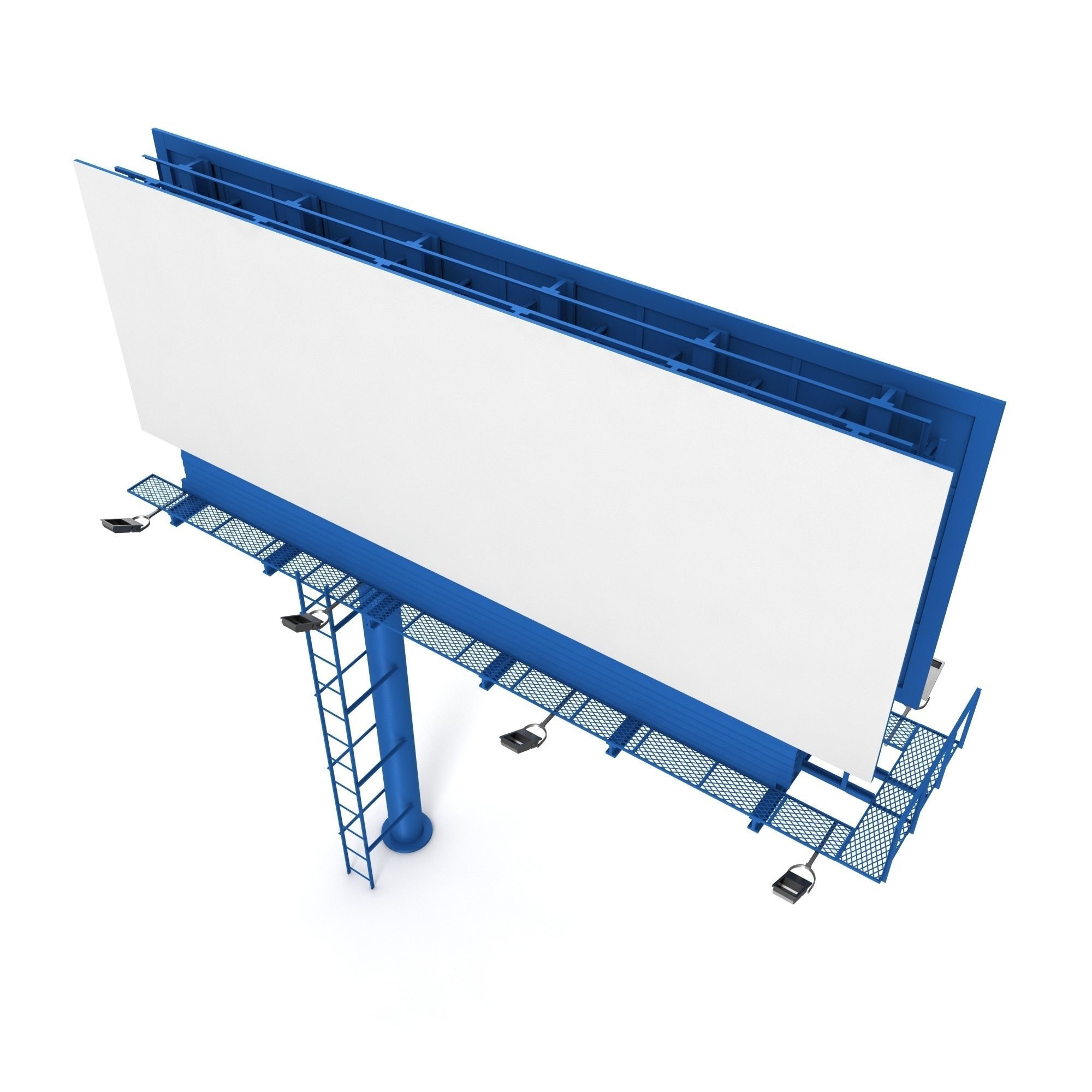 Billboard empty 3D model_5
