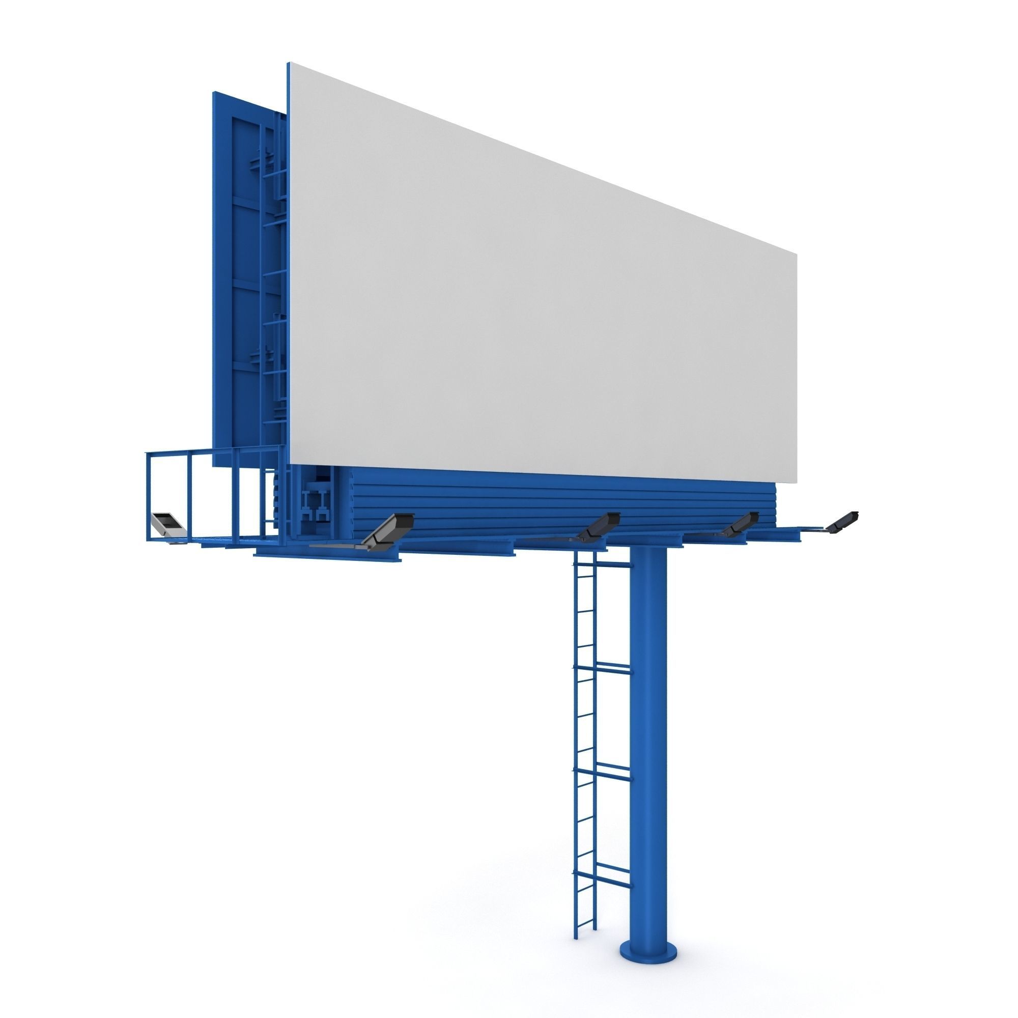 Billboard empty 3D model_8