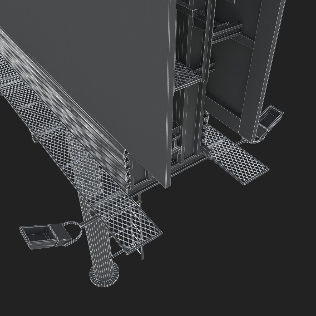 Billboard empty 3D model_20