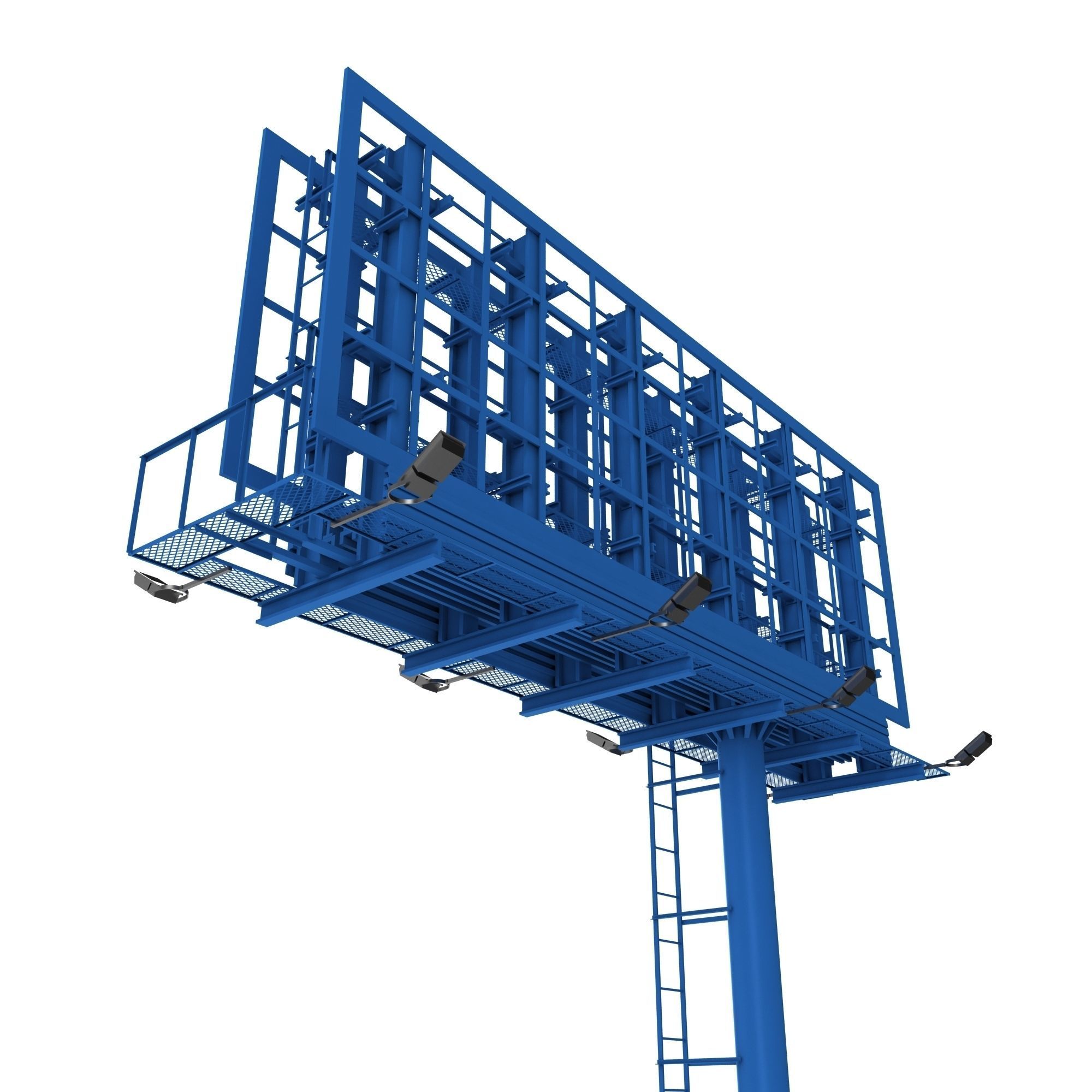 Billboard empty 3D model_14