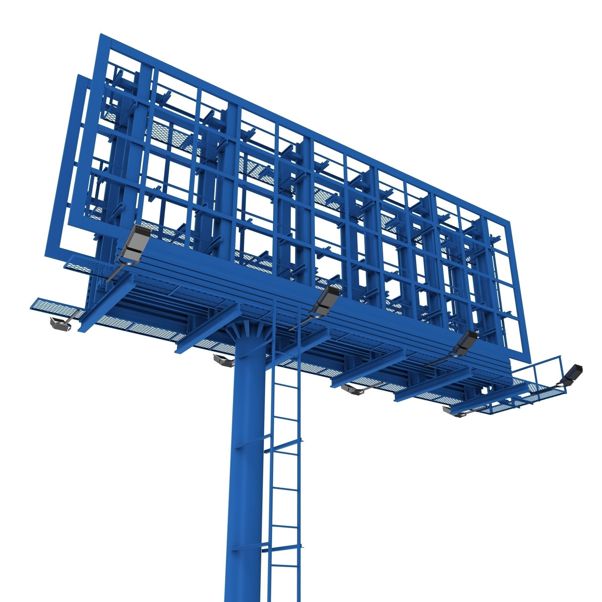 Billboard empty 3D model_17