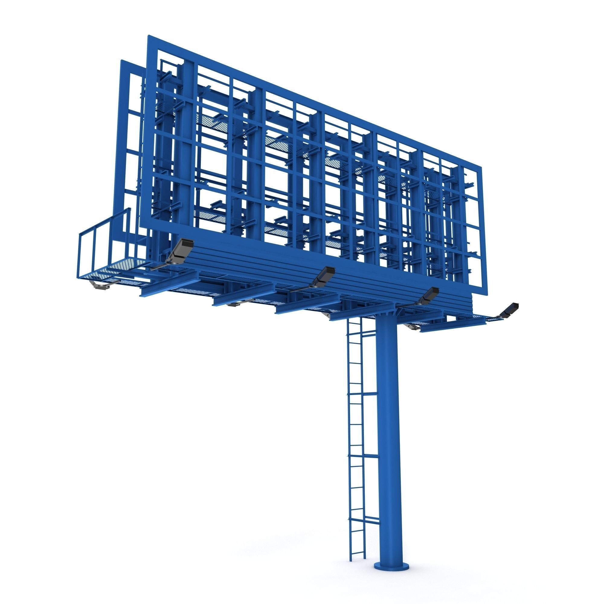 Billboard empty 3D model_16