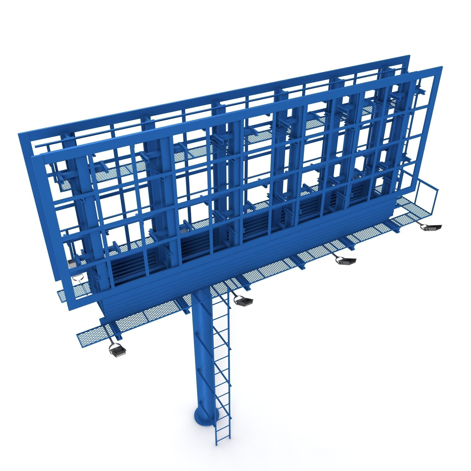 Billboard empty 3D model_15